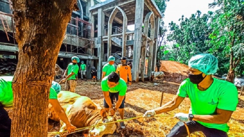 Masjid Daarul Jannah Kantor Wali Kota Jaksel Terima 169 Hewan Kurban