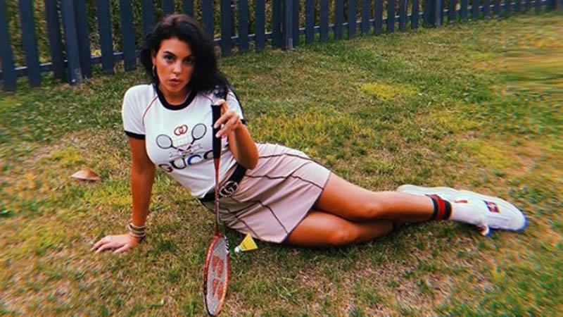 Pacar Cristiano Ronaldo Georgina Rodriguez Jajal Main Bulutangkis