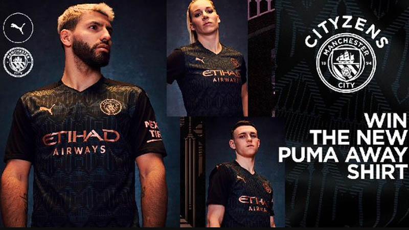Terinspirasi Kota Manchester, Man City Perkenalkan Jersey Tandang 2020/2021