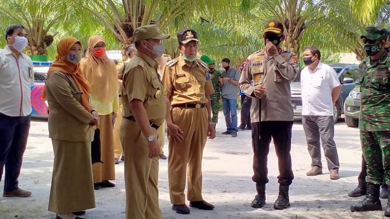 Cabup Petahana Bangka Tengah Ibnu Saleh dan Istri Positif Corona