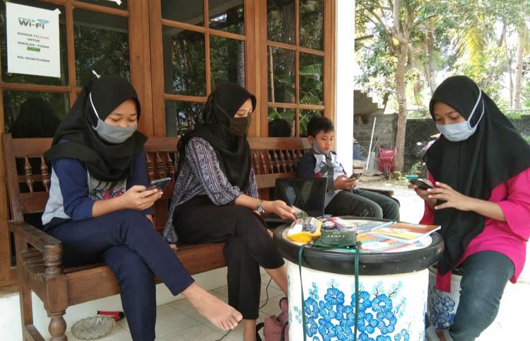 Warga Kulonprogo Sediakan Wifi Gratis untuk Siswa Belajar Online selama Pandemi Covid-19 