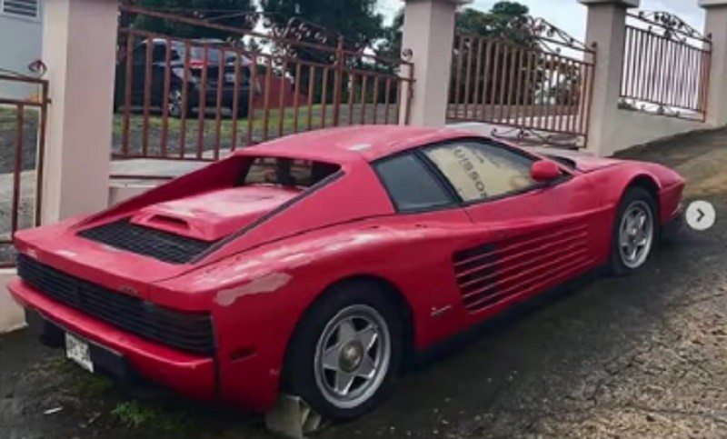 Ferrari Paling Langka Kesukaan Michael Jackson Ditemukan Terbengkalai 17 Tahun