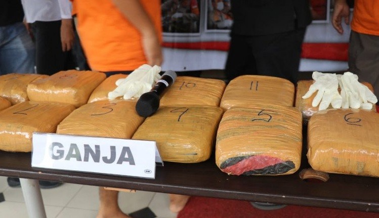 Polisi Sebut 14,5 Kg Ganja di Tangerang Berasal dari Aceh dan Sukabumi