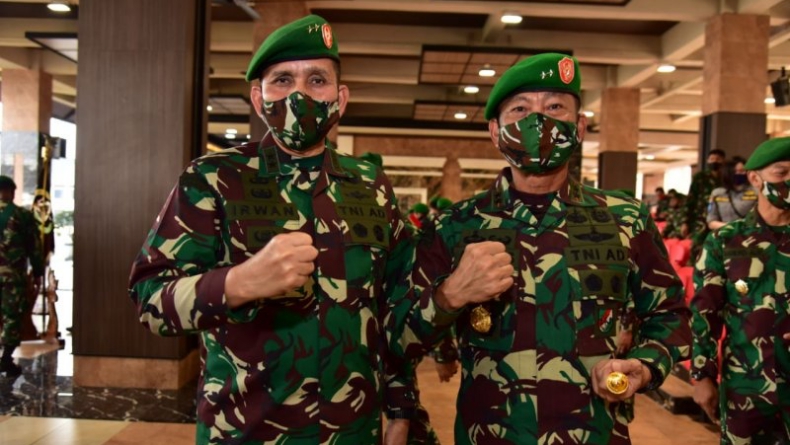 Mayjen TNI Agus Suhardi Resmi Jabat Pangdam II/Sriwijaya