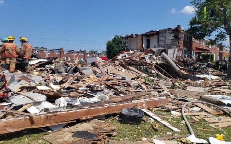 Ledakan Gas Hancurkan Sejumlah Rumah di Baltimore, Tewaskan Penduduk Setempat