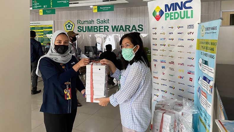MNC Peduli Salurkan Makan Siang kepada RS Sumber Waras Jakarta