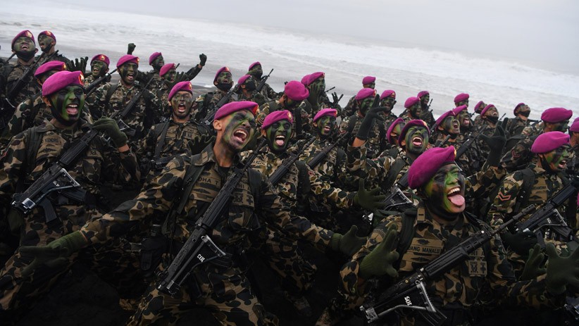 Asal Mula Baret Ungu Korps Marinir, Ternyata dari Warna Bunga