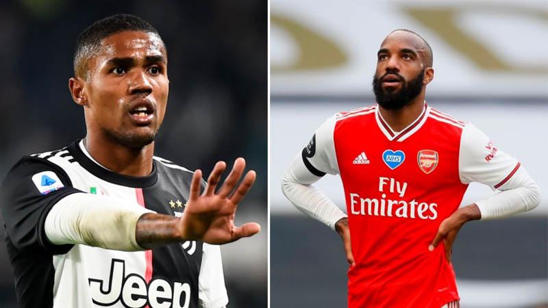 Arsenal dan Juventus Berniat Barter Alexandre Lacazette dengan Douglas Costa