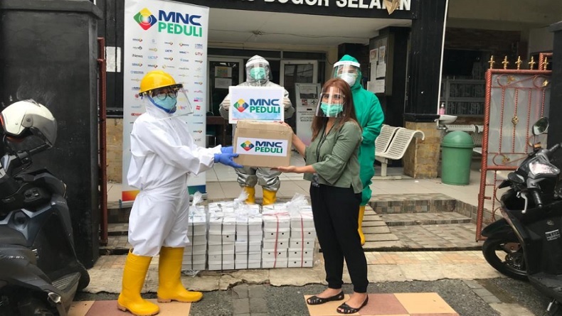 MNC Peduli Salurkan Masker Kain ke Puskesmas Bogor Selatan dan Bogor Timur