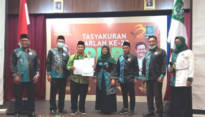 Petahana Ibnu Sina Resmi Dapat Dukungan PKB di Pilkada Kota Banjarmasin