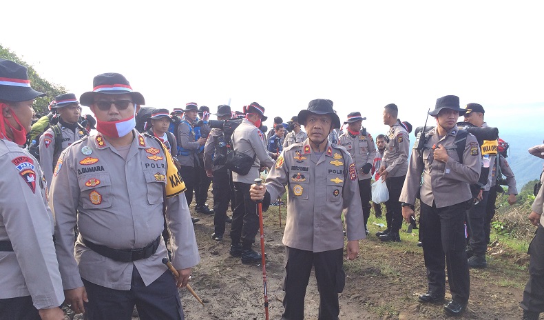 Polda Sumsel Akan Upacara HUT RI dan Kibarkan Bendera Putih di Gunung Dempo