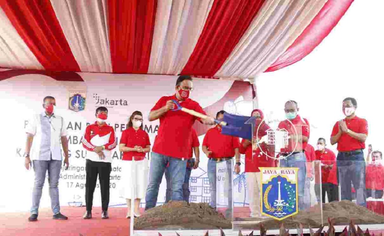 Anies Segera Mulai Penataan Kampung Susun Akuarium