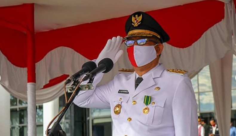 Sutarmidji Jadi Inspektur Upacara HUT ke-75 RI di Kantor Gubernur Kalbar