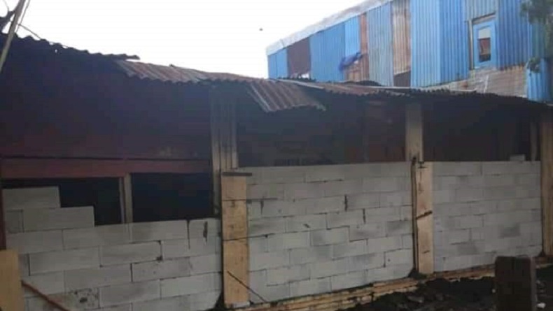 Viral, Pemilik Lahan Tutup Pintu Masuk Rumah Warga di Makassar dengan Batako