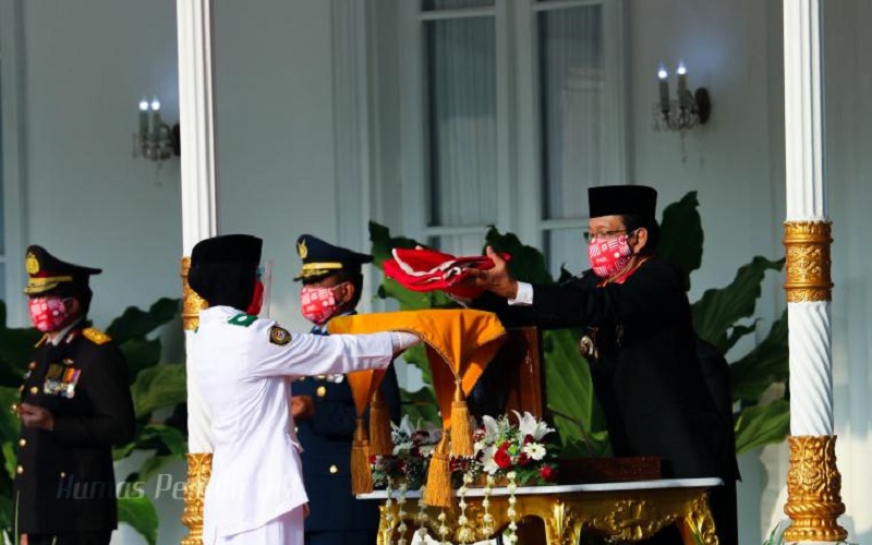 Pimpin Upacara HUT ke-75 RI, Sri Sultan: Kemerdekaan Adalah Kesempatan