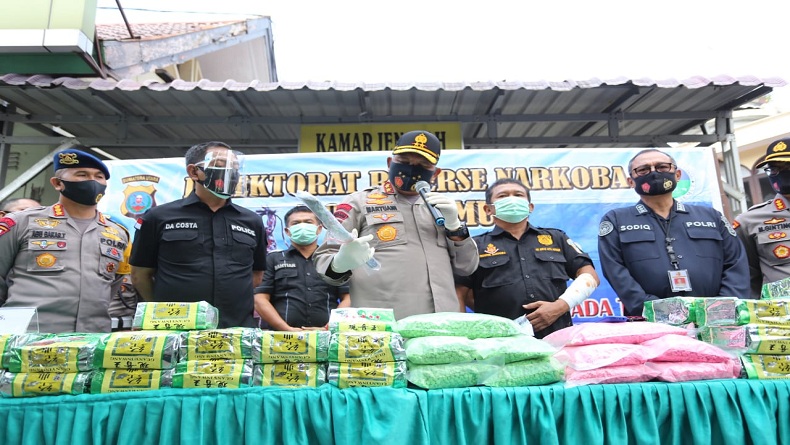 Polda Sumut Ungkap Peredaran Sabu 100 Kg dan 50.000  Ekstasi Jaringan Medan-Jakarta