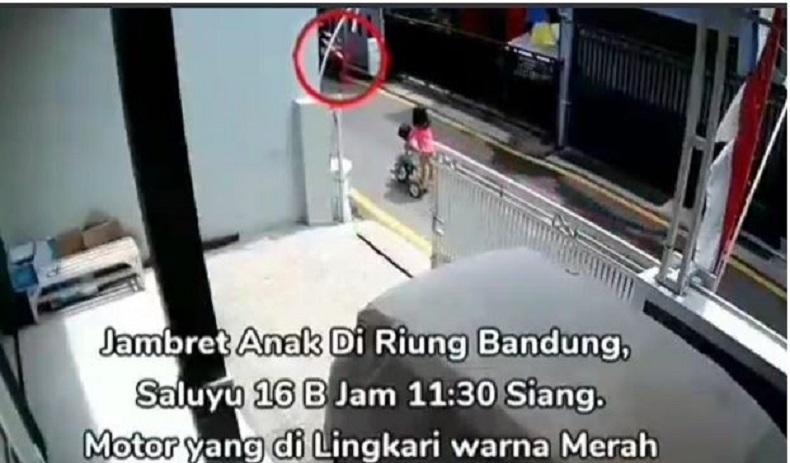 Viral Bocah di Bandung Pakai Kalung Emas Dijambret saat Bermain Sepeda