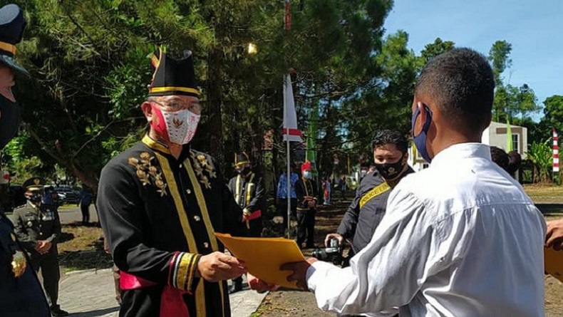 HUT Ke-75 RI, 85 Anak Didik Pemasyarakatan LPKA Kelas II Tomohon Dapat Remisi