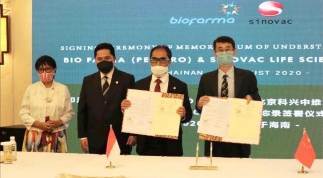 Sinovac Prioritaskan Vaksin Covid-19 untuk Indonesia hingga Akhir 2021