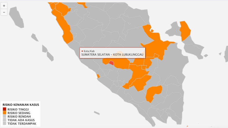 Lubuklinggau Jadi Zona Merah Covid-19