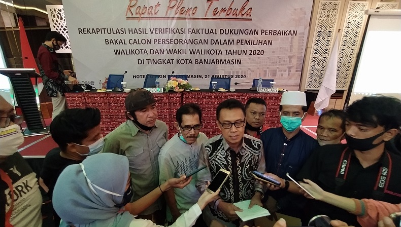 Khairul Saleh-Habib Ali Lolos Verifikasi Calon Perseorangan Pilwali Banjarmasin 2020