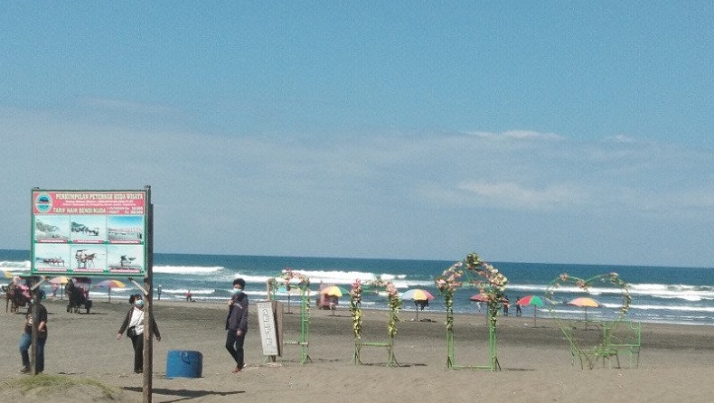 Libur Panjang, Objek Wisata di Bantul Dijaga Polisi untuk Penerapan Protokol Kesehatan