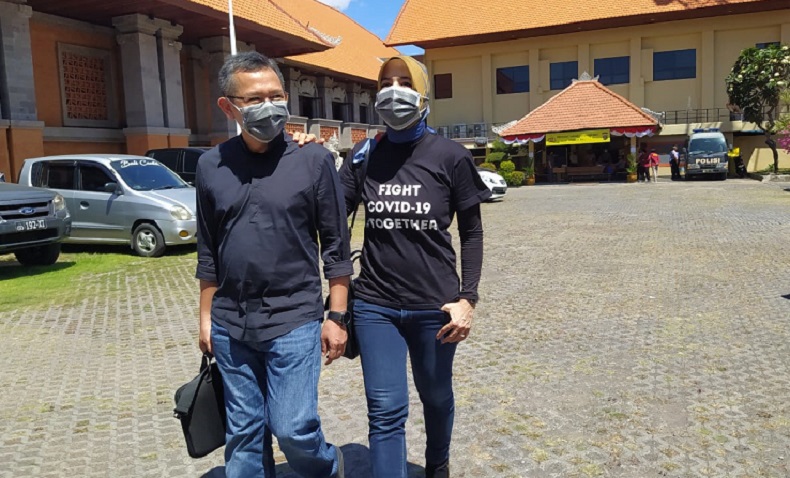 Eep Saefulloh dan Istri Kunjungi Jerinx di Polda Bali, Mengaku Beri Dukungan Moril
