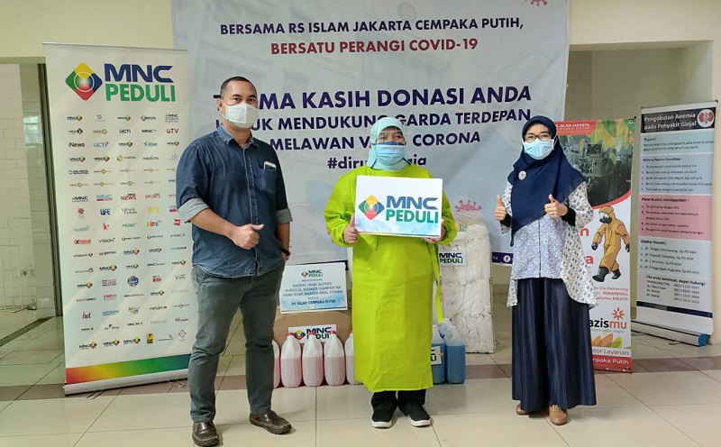 MNC Peduli Kembali Salurkan Bantuan APD ke RS Islam Jakarta Cempaka Putih