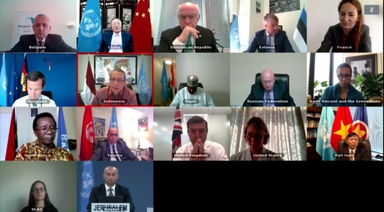 Pimpin DK PBB, Indonesia Tegaskan Israel Harus Hentikan Pencaplokan Wilayah Palestina