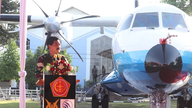 Panglima TNI Resmikan Monumen Pesawat N250 Gatotkoco di Museum Dirgantara Yogya
