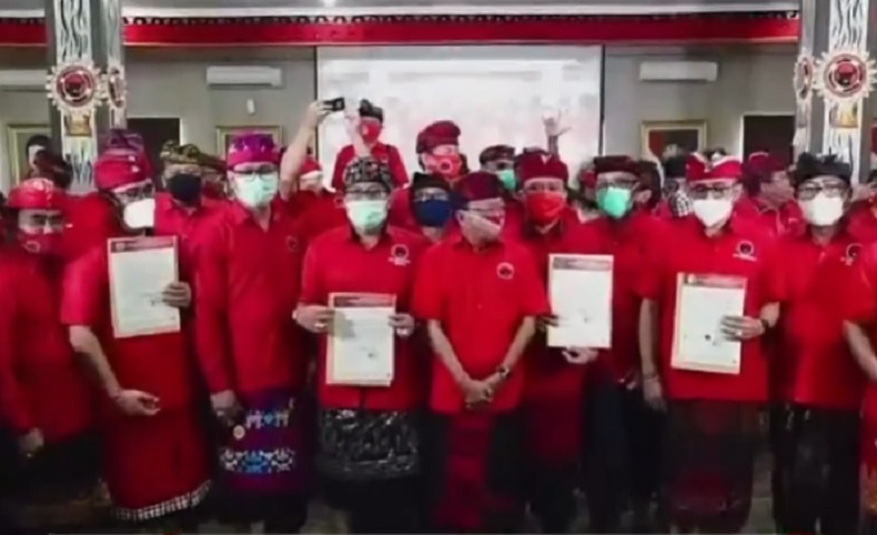 Ini 6 Calon Kepala Daerah yang Diusung PDIP di Bali