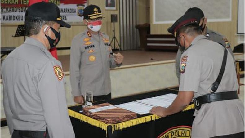5 Jabatan Pejabat Utama Polda Sulut Diserahterimakan, Ini Daftarnya