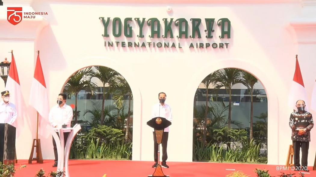 Resmikan Bandara YIA, Jokowi: Ini yang Terbaik di Indonesia