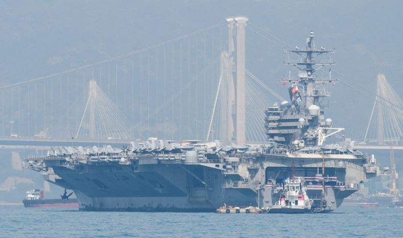 Virus Corona Serang Kapal Induk AS Lagi, Kali Ini USS Ronald Reagan