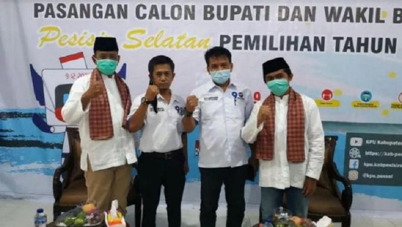 Perindo Antar RA-Rudi Daftar Pilkada Pesisir Selatan ke KPU