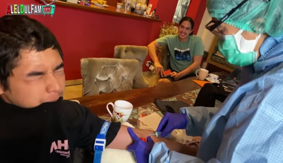 Maia Estianty Rapid Test Sekeluarga, Al Ghazali Ternyata Takut Jarum Suntik