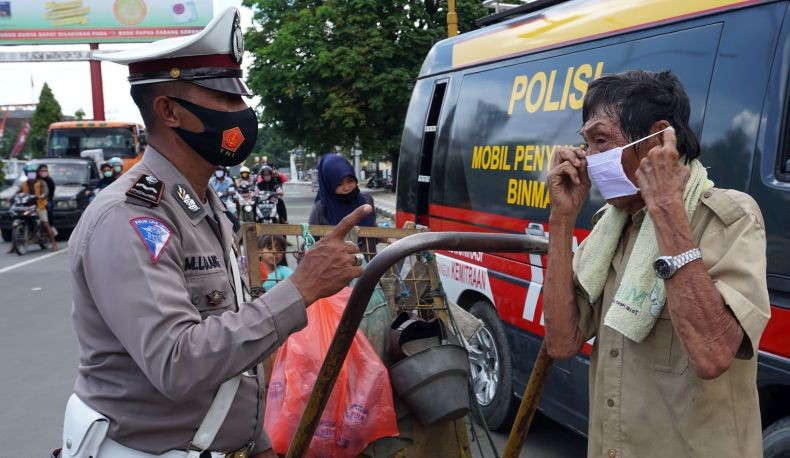 3.022 Warga Jakarta Tak Gunakan Masker di Hari Pertama PSBB