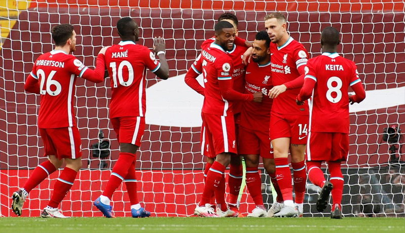 Tercipta 7 Gol, Liverpool Susah Payah Kalahkan Leeds United