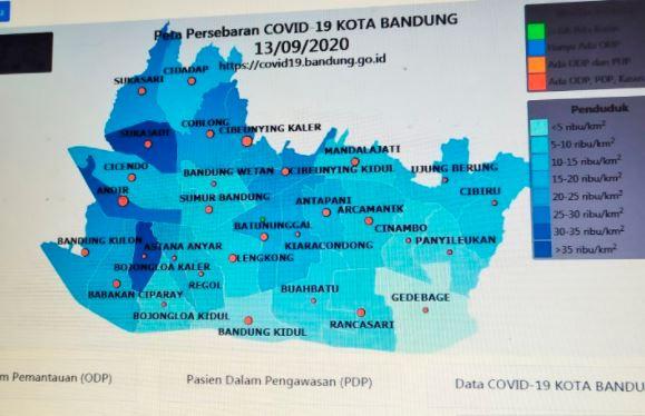 Seluruh Kecamatan di Kota Bandung Zona Merah Covid-19, Warga Diminta Jaga Prokes