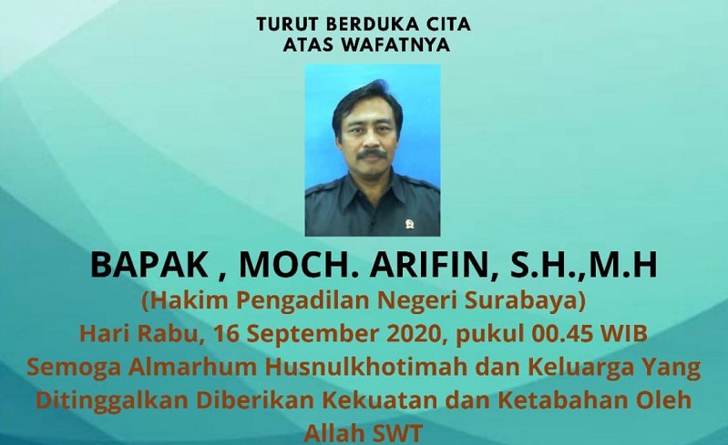 Hindari Klaster Tempat Kerja, PN Surabaya Tracing Semua Pegawai dan Hakim