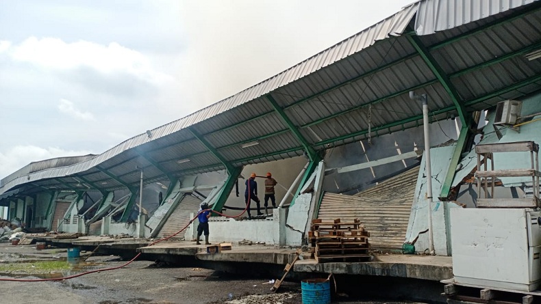Gudang Pabrik PT Indomarco di Deliserdang Terbakar, Kerugian Ditaksir Miliaran Rupiah