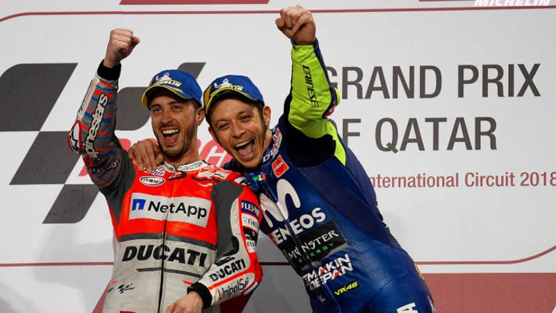 Jelang MotoGP San Marino, Valentino Rossi Ingin Tahu Rasanya Jadi Rekan Satu Tim Dovizioso