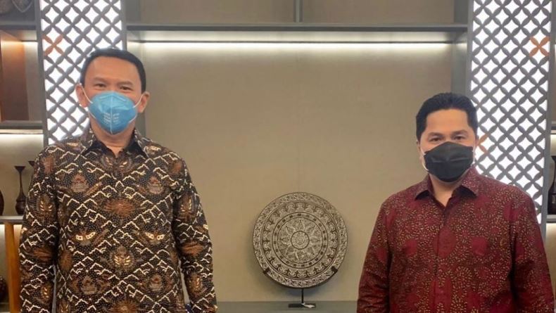 Bertemu usai Ungkap Borok Pertamina, Ini Pesan Erick Thohir kepada Ahok