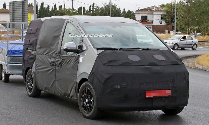 Ditutup Kamuflase, Desain Hyundai H1 Terbaru Dapat Banyak Ubahan