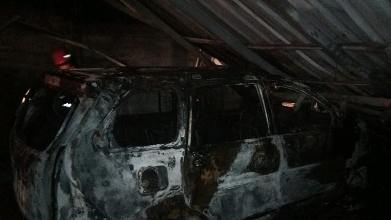 Kebakaran di Medan Tuntungan, 2 Rumah dan 1 Mobil Ludes Dilalap Api