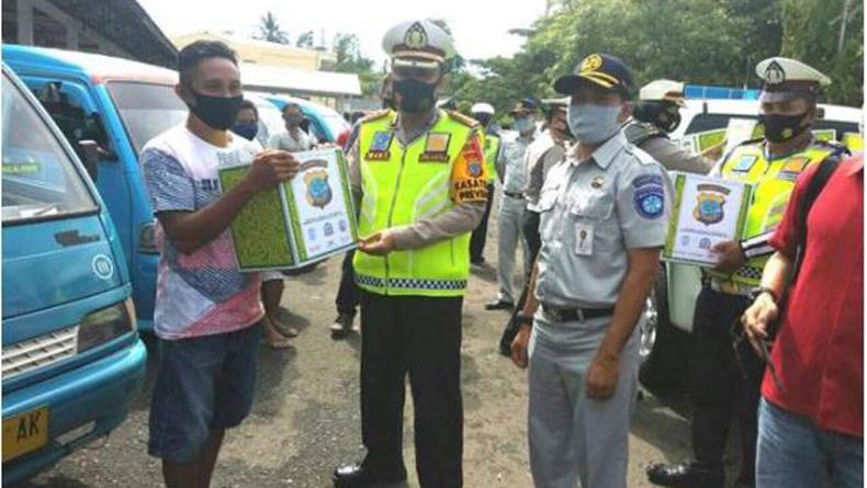 Jelang HUT ke-65 Lantas, Polda Sulut Bagikan 2.000 Paket Sembako di Manado