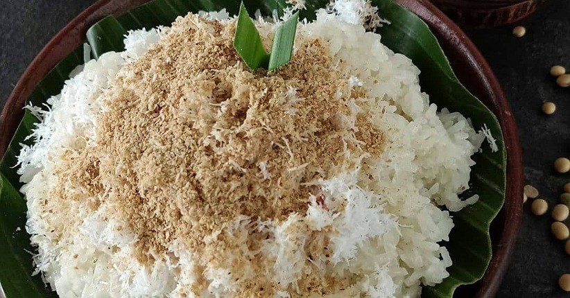 Ide Membuat Ketan Kelapa dengan Bubuk Kedelai, Enak dan Legit