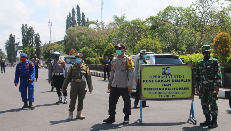 Operasi Yustisi Protokol Kesehatan, 77.041 Pelanggar Diberi Sanksi