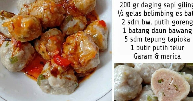 Cara Membuat Pentol Cilok ala Abang-Abang, Enak Pakai Daging Sapi