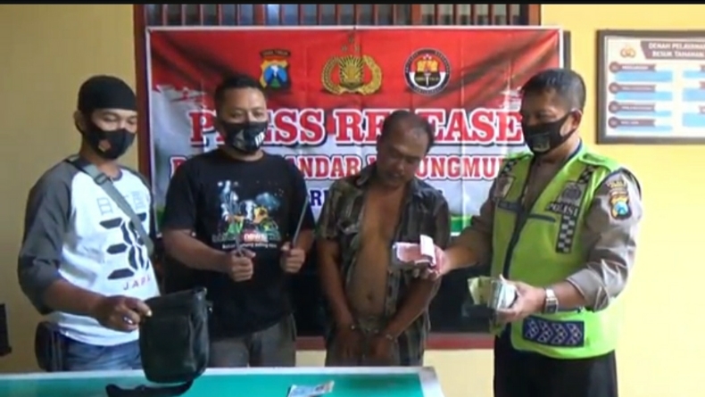 Residivis asal Kediri Dihajar Massa saat Mencuri di Toko Kelontong Jombang
